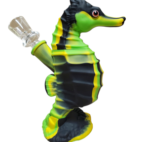 8" Silicone Sea Horse Pipe