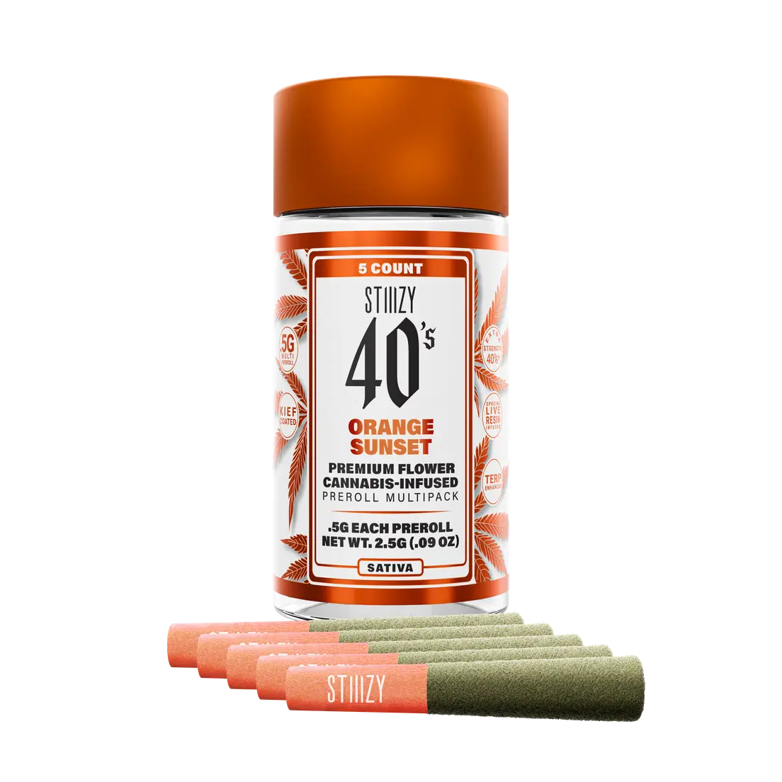 .5G 40S PREROLL MULTI PACK - ORANGE SUNSET 2.50 g