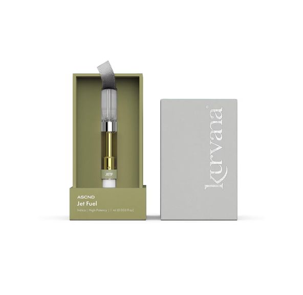 Kurvana | Vape Cart | 1g | Ascnd | Jet Fuel