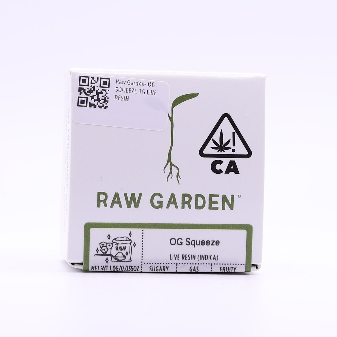 Raw Garden- OG SQUEEZE 1G LIVE RESIN