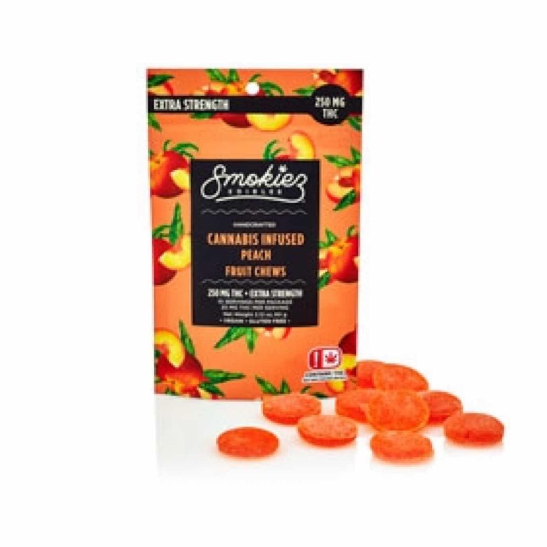 Smokiez Sweet Peach 250mg Gummies