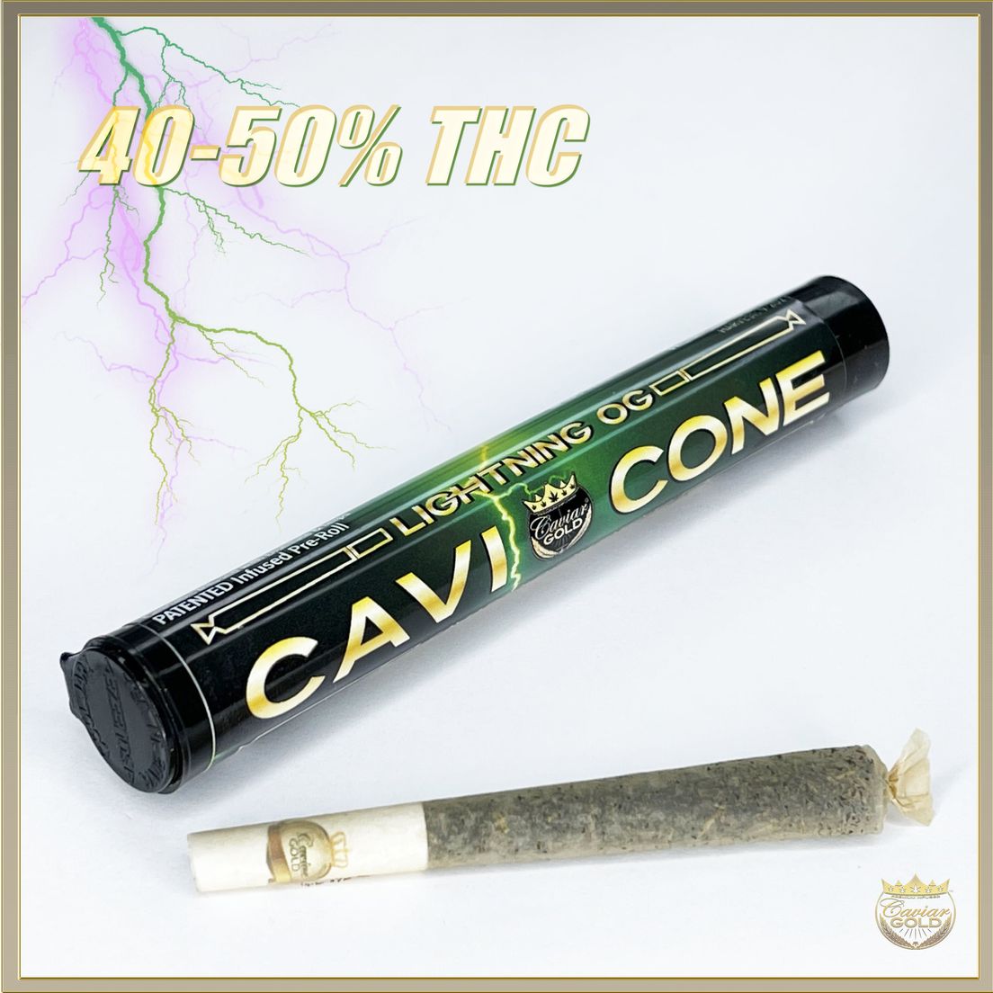 LIGHTNING OG - INFUSED CAVI CONE PREROLL