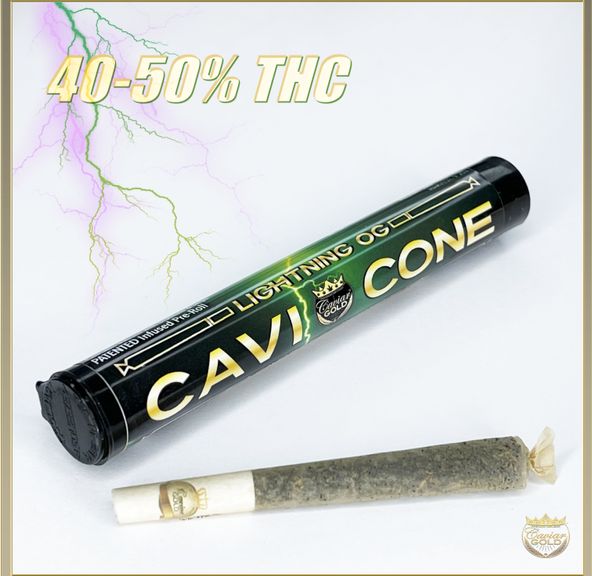 LIGHTNING OG - INFUSED CAVI CONE PREROLL