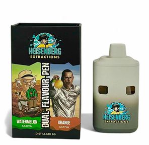 HEISENBERG DUAL CHAMBER VAPE – WATERMELON SATIVA + ORANGE SATIVA (3 GRAM + 3 GRAM)