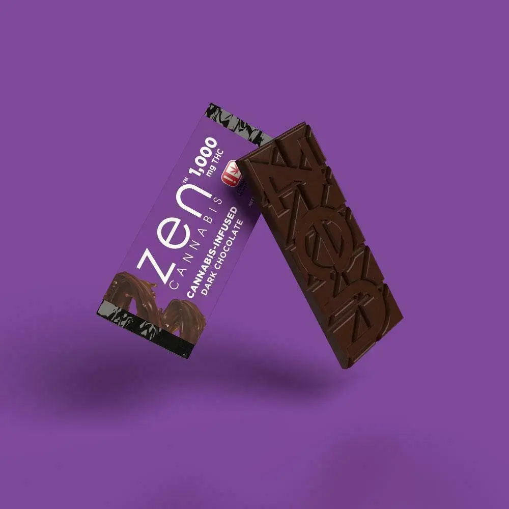 Zen 1000mg Dark Chocolate Bar