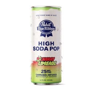 Pabst Blue Ribbon- CHERRY LIMEADE HIGH SODA 25MG
