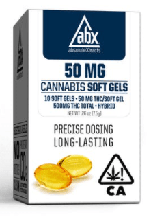 [ABX] THC Soft Gels - 50mg - 10ct