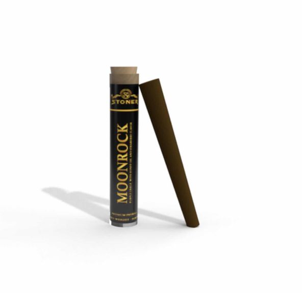 Moonrock Preroll Blunts - Purple Urkle w/ Honey Oil & Strawberry