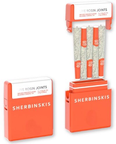 Sherbinskis- Headset Infused Mini Rosin Prerolls 5pk 2.5g (H)
