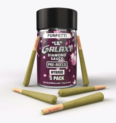 Galaxy - Funfetti Lil Galaxy Diamond Sauce 5pk Prerolls 3.5g