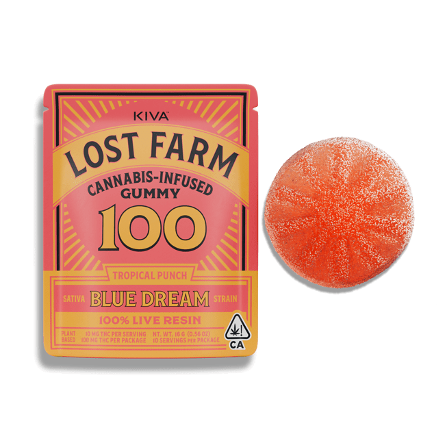 Lost Farm One Piece Gummy Tropical Punch 100mg