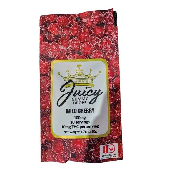 Juicy Wild Cherry 100mg-10 count Gummy Drops