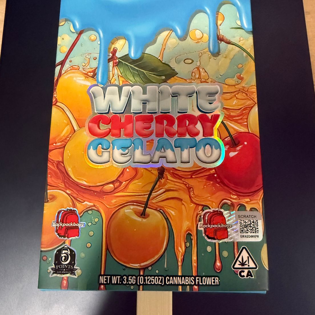 Backpackboyz- White Cherry Gelato 3.5g (H)