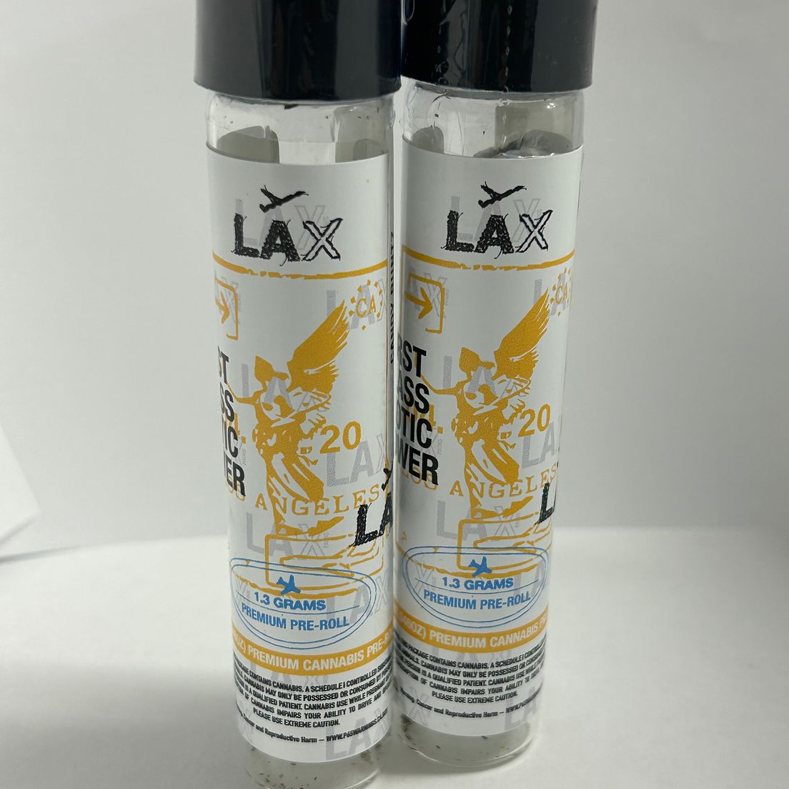 D. LAX 1.3g Glass Tip Premium Pre Roll - B52 (H)