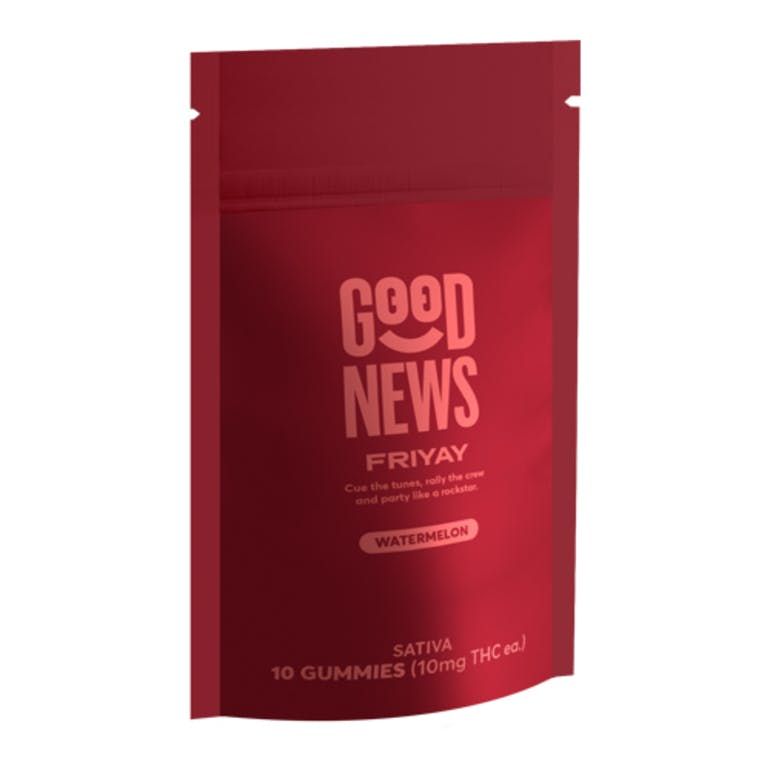 Good News Friyay Watermelon 10mg Gummy