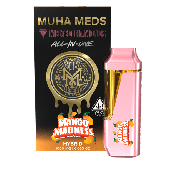 Muha | AIO Vape | 1g | Melted Diamonds | Mango Madness