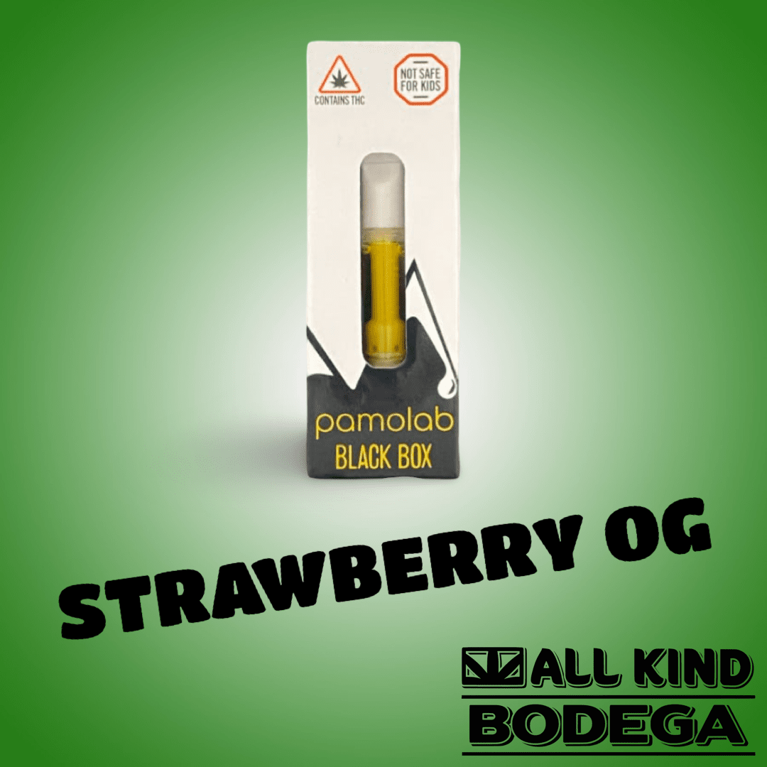 Strawberry OG 1g Cured Resin Vape Cart (@pamolab)