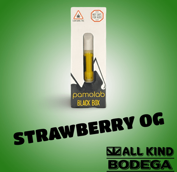Strawberry OG 1g Cured Resin Vape Cart (@pamolab)