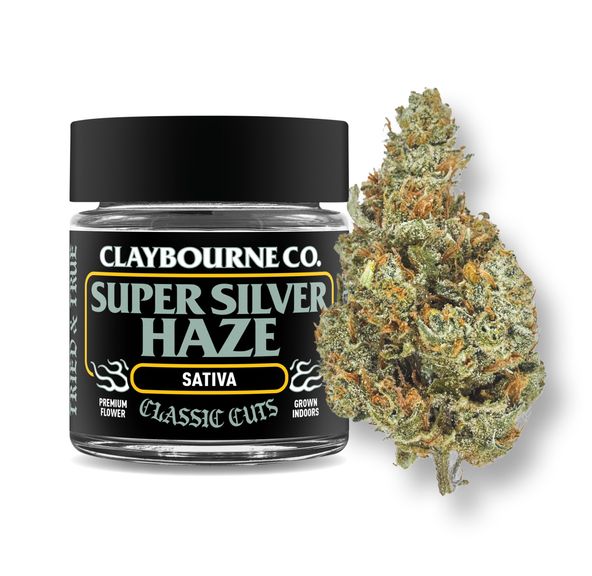 Claybourne | Flower | 3.5g | Classic | Super Silver Haze
