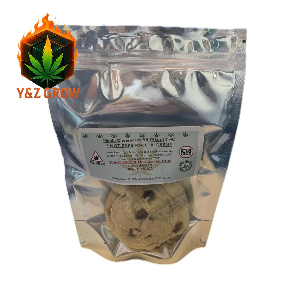 Acadia Maple Cheesecake Cookie 85MG