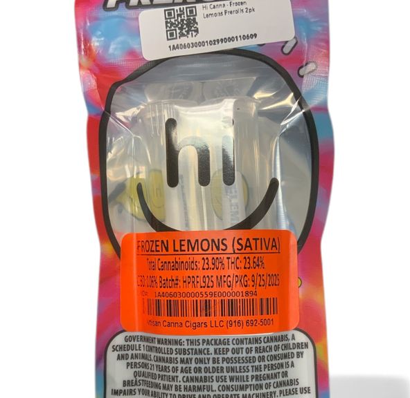 Hi Canna - Frozen Lemons Prerolls 2pk