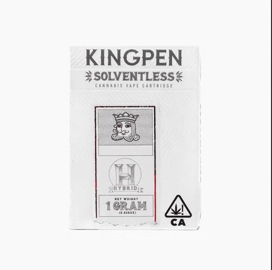 Kingpen Solventless Cartridge Nectarine Jelly 1g