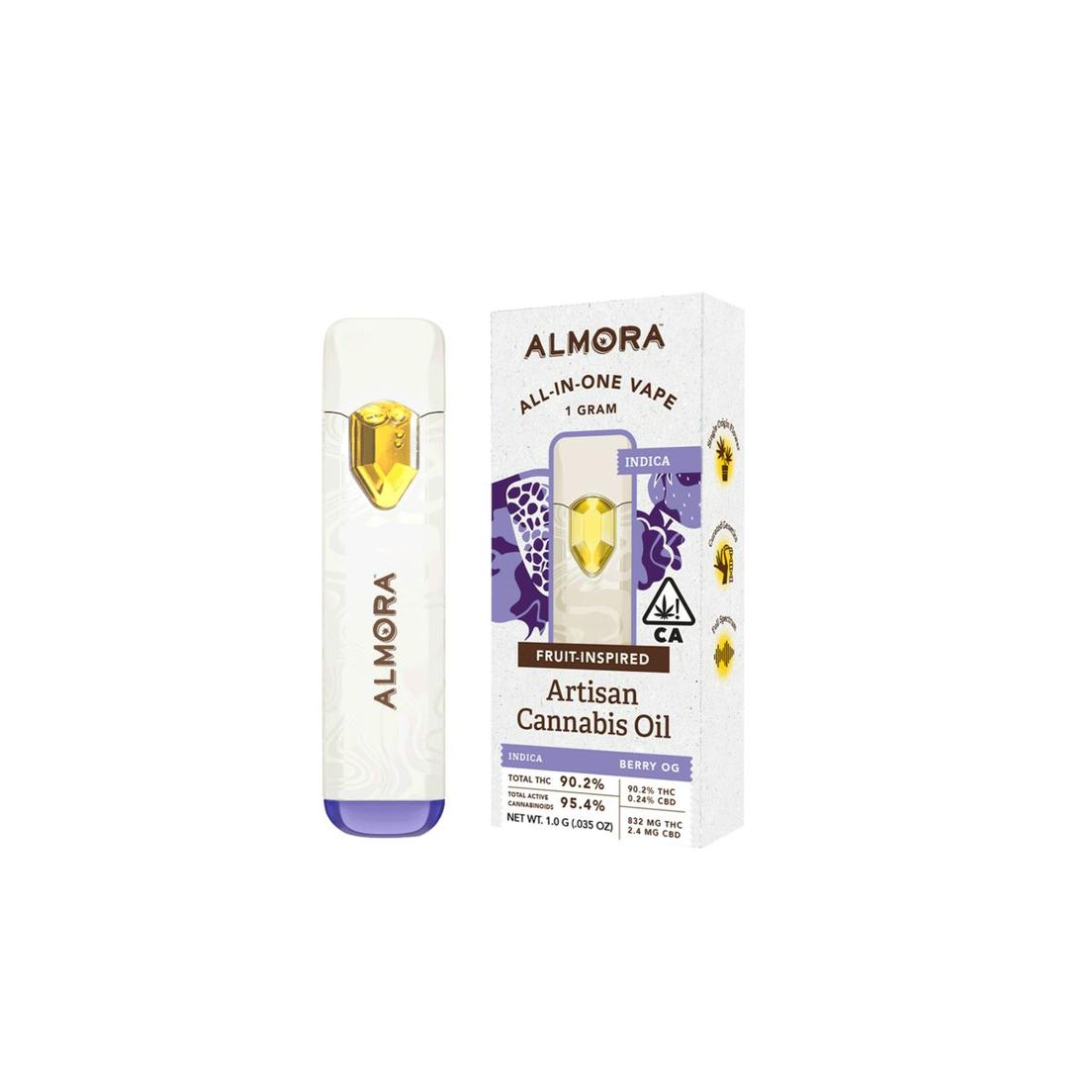 Almora - Fruit-Inspired AIO - 1g - Berry OG