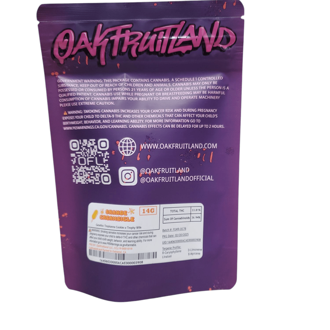 Oakfruitland - Orange Creamsicle Smalls 14g