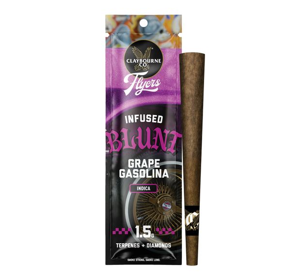 Claybourne Co. - Grape Gasolina - Flyers Infused Blunt 1.5g