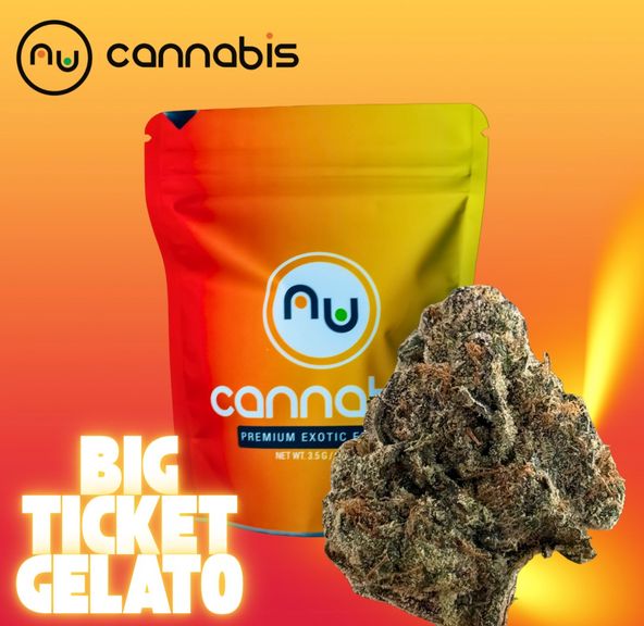 NuCannabis - Big Ticket Gelato 14g - PREMIUM INDOOR FLOWERS