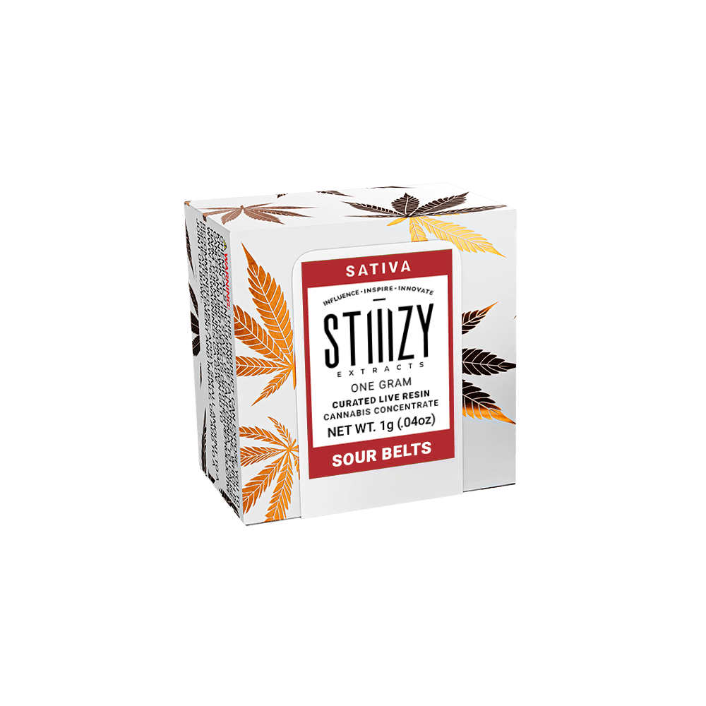 STIIIZY EXTRACTS - 1G LIVE RESIN - SOUR BELTS