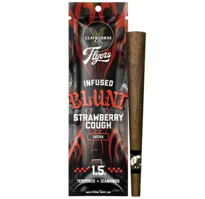 Claybourne Co. - Strawberry Cough Flyers Infused Blunt - 1.5g