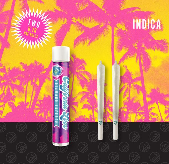 California Love Infused Pre-roll 2pk Gush Mints 1.4g