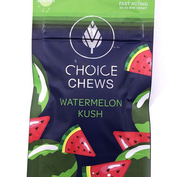 AU - Choice Chews - Watermelon Kush - 100mg