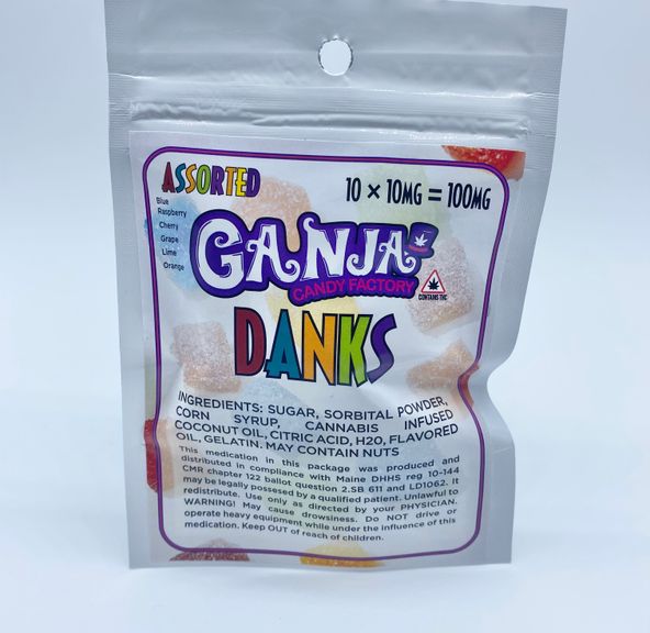 100mg Sour Danks Gummies