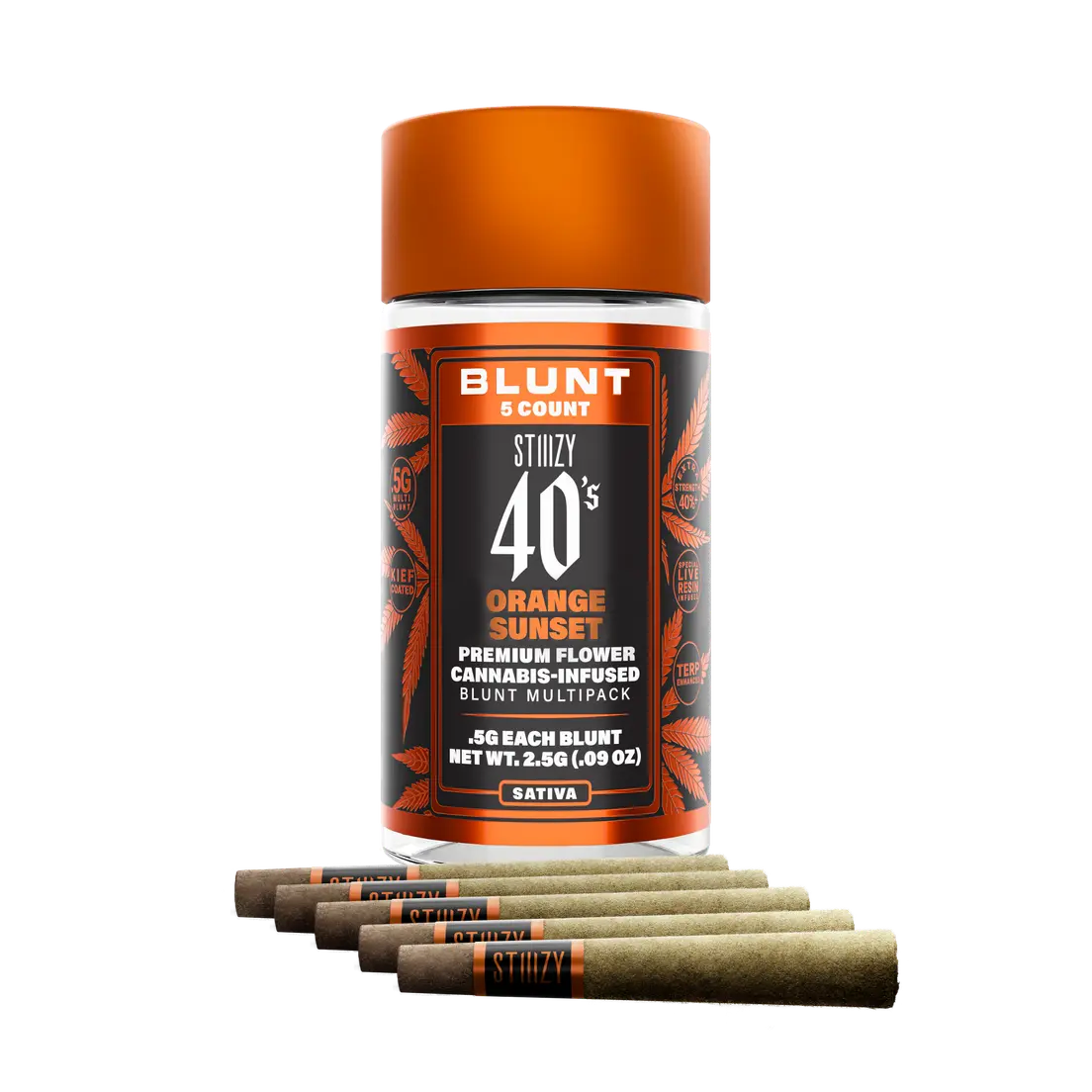 .5G 40S MINI BLUNTS - ORANGE SUNSET 2.50 g