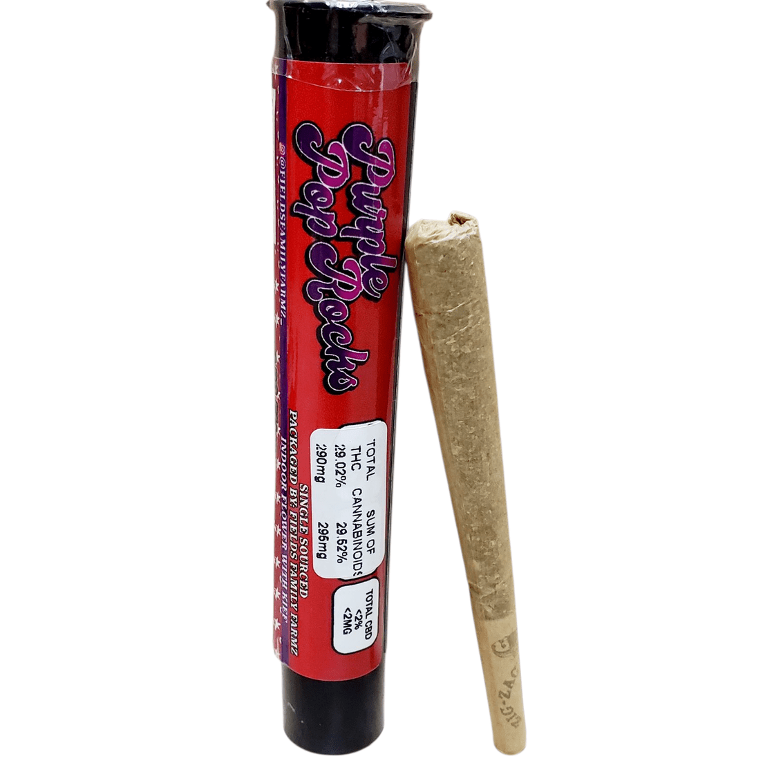 Fields Family Farmz - Purple Pop Rocks Kief Infused Preroll 1g
