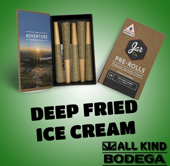 Deep Fried Ice Cream .5g Preroll 5 pack (2.5g total) (@jarcannabis2.0)