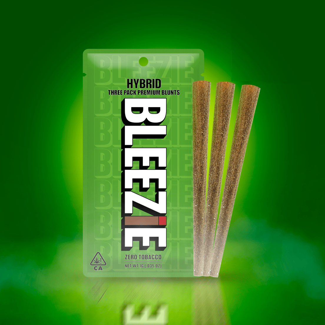 .⠀BLEEZIE 3 PACK (3 x 1 Gram) Pre-Rolled Blunts HYBRID