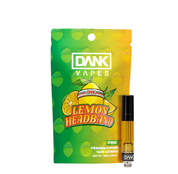 Dank | Vape Cart | 1g | Distillate | Lemon Headband