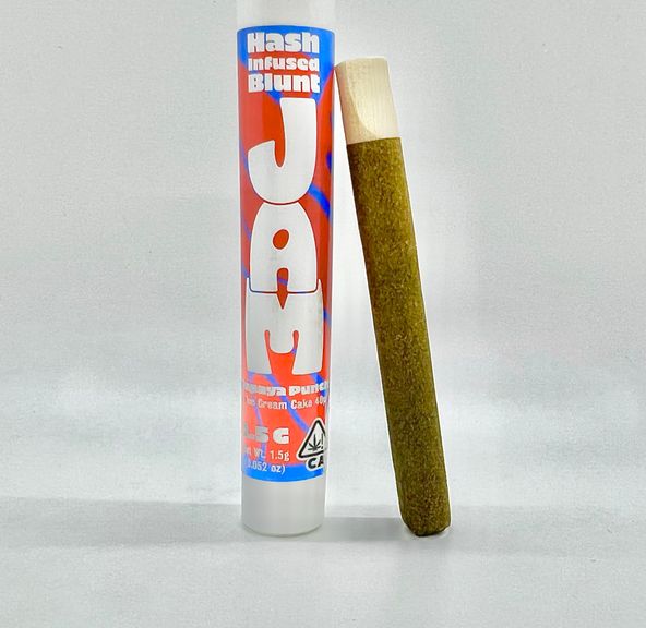 1.5g Papaya Punch x Ice Cream Cake (Hybrid) Hash Infused Blunt - Jam