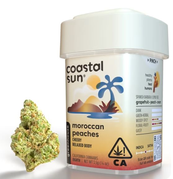 Coastal Sun - Moroccan Peaches - 3.5 Grams