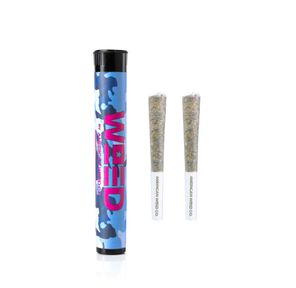 American Weed Co. WEED Pre-roll 2pk Grape Gusherz 1g