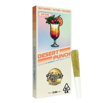 Fuzzies - Desert Punch 5pk Infused Pre Rolls 2.5g - 2.5 g