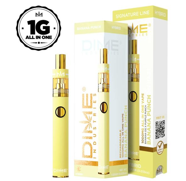 Dime Industries - Banana Punch Signature Line 1000MG Cartridge Tank 1g