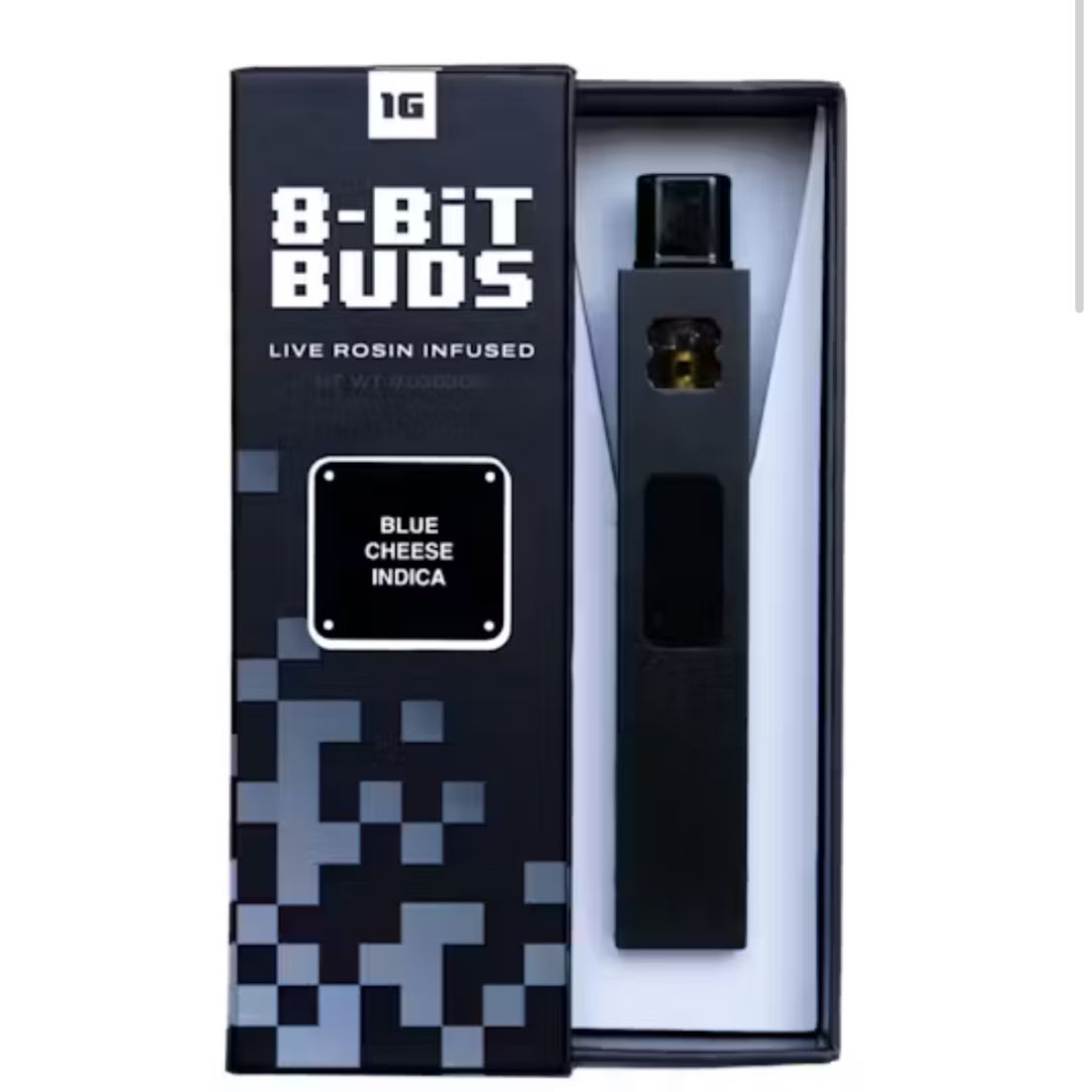 8-Bit Buds "Rosin Infused" 1G AIO - Blue Cheese