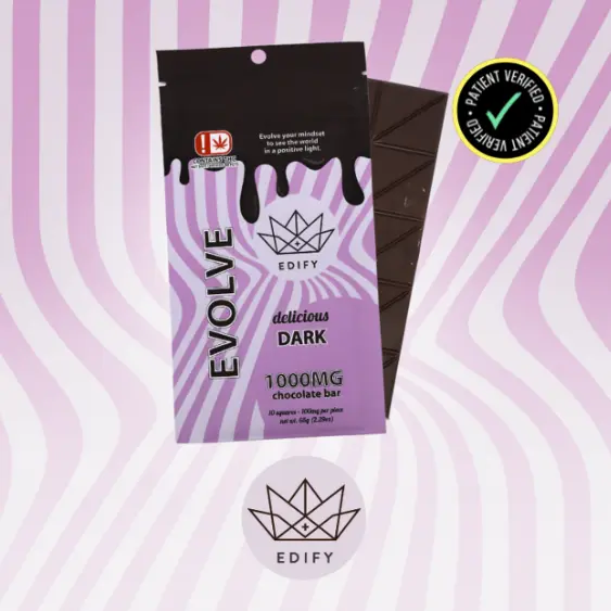 1000mg THC Dark Chocolate Bar 65.00 g