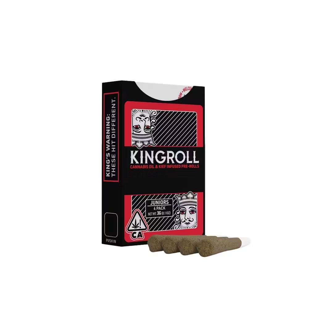 Kingroll Junior 0.75g PR 4 Pack - Glitter Bomb x Strawberry Shortcake