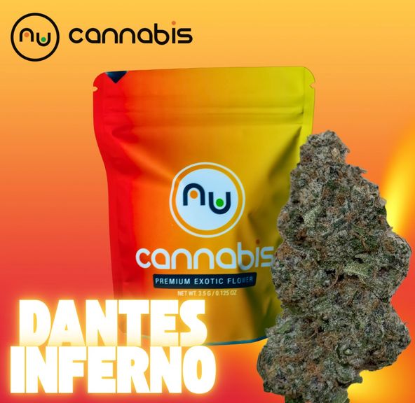 NuCannabis - Dante's Inferno 3.5g - PREMIUM INDOOR FLOWERS
