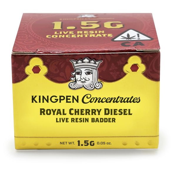 Kingpen Concentrates - Live Resin Badder - 1.5g - Royal Cherry Diesel